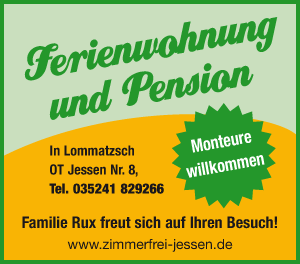 Pension Familie Rux zimmerfrei-jessen